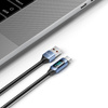 Kabel 66W 6A 1m USB - USB-C Tech-Protect UltraBoost LED niebieskie