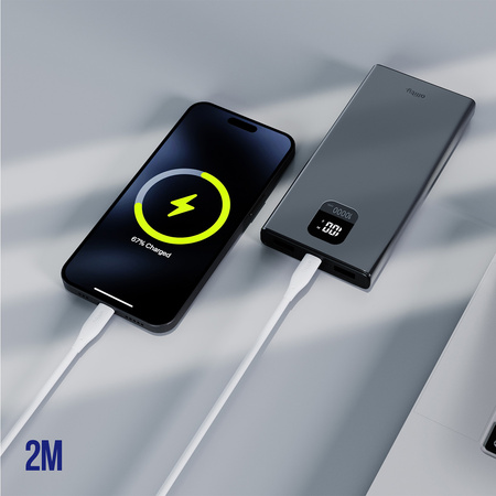 Allity kabel AUC-02 USB-C - USB-C 2,0 m 100W biały