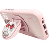 Etui Nimmy Glasses Cool Cat MagSafe do    iPhone 16 Pro Max różowy