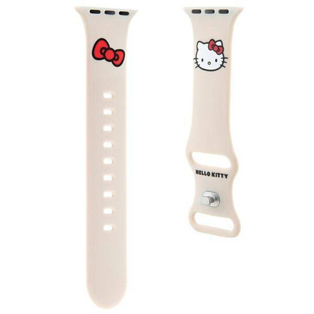 Hello Kitty Silikon-Kitty-Kopfband für Apple Watch 38/40/41 mm – Beige