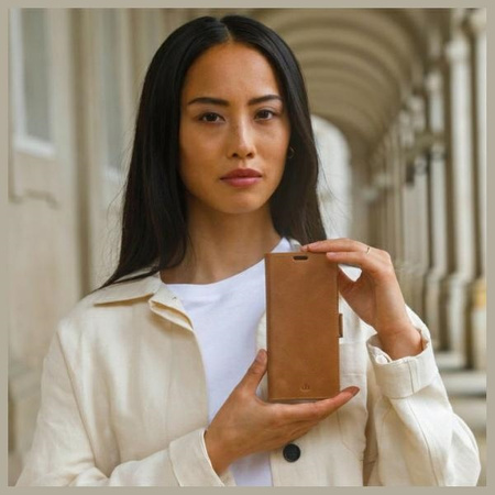 Etui dbramante 1928 Lynge 2w1 Wallet do   iPhone 14 Pro brązowy/brown