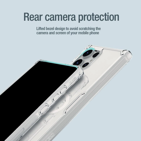 Nillkin Nature Pro armored case with a magnetic ring for Samsung Galaxy S24 Ultra - white