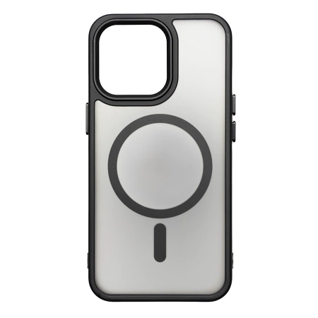 Etui Matt MagS iPhone 15 Plus Czarny