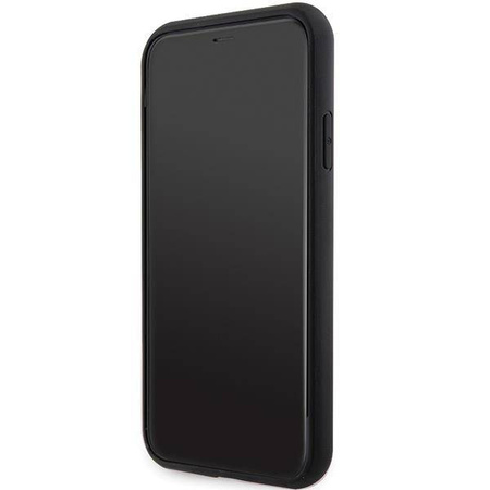 Guess GUHMN61HGCFSEK iPhone 11 / Xr 6.1" black/black hardcase GCube Stripes MagSafe