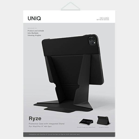 Schutzhülle IPAD PRO 11 2021 / 2022 UNIQ Ryze schwarz