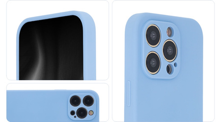 Nakładka Soft Touch Mag do iPhone 15 Pro Max 6,7" pastelowy niebieski