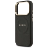 Guess Peony Hot Stamp MagSafe Case for iPhone 17 Pro - Black