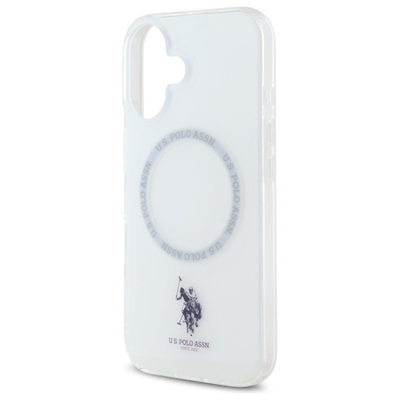 US Polo USHMP16SHOCLDPW iPhone 166.1" biały/white IML Ring MagSafe