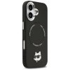 Karl Lagerfeld Choupette Pin MagSafe Case für iPhone 17 - Schwarz