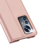 Case XIAOMI 12 PRO with a Flip Dux Ducis Skin Leather light pink