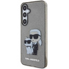 Etui Karl Lagerfeld Glitter Karl&Choupette na Samsung Galaxy S24+ - czarne