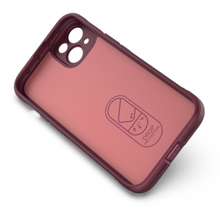Magic Shield Case etui do iPhone 14 Plus elastyczny pancerny pokrowiec burgundowy