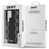 DKNY Leather Checkered Pattern MagSafe-Hülle für Samsung Galaxy S25 Ultra schwarz
