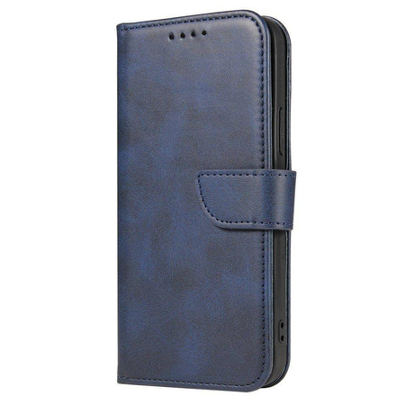 Magnet Case elegante Hülle mit Überschlag und Standfunktion für Samsung Galaxy A33 5G blau