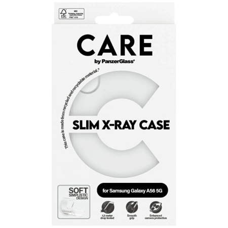 CARE by PanzerGlass Fashion X-Ray Case für Samsung Galaxy A56 5G - Transparent