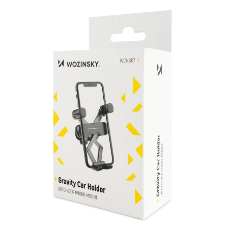 Wozinsky Gravity Autotelefonhalter Schwarz (WCHBK7)