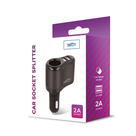 Setty rozdzielacz gniazda RGS-01 2x USB 2A