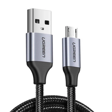 Ugreen kabel przewód USB - micro USB 1m szary (60146)
