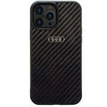 Audi Carbon Fiber iPhone 13 Pro / 13 6,1&quot; schwarz/schwarz Hardcase AU-TPUPCIP13P-R8/D2-BK