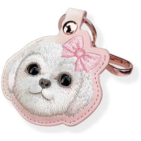 Etui na lokalizator / brelok Nimmy New Big Eyed Pet 2.0 Dog różowy