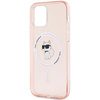 Karl Lagerfeld KLHMP12MHFCCNOP iPhone 12/12 Pro 6.1" różowy/pink hardcase IML Choupette MagSafe