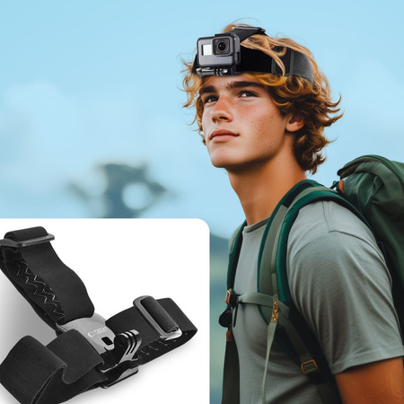 TECH-PROTECT HEAD MOUNT GOPRO/DJI BLACK GA100