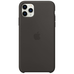 Etui Apple MX002ZE/A iPhone 11 Pro Maxczarny/black Kryt pro Silicone Case