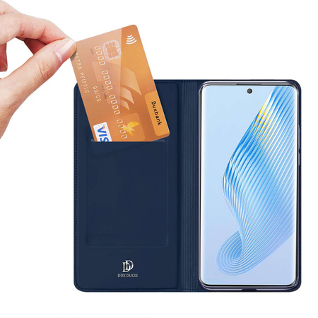 Dux Ducis Skin Pro Hülle für Honor Magic5 Flip Card Wallet Stand Blau