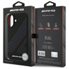 Original Handyhülle IPHONE 16 AMG Hardcase Checkered Flag Pattern MagSafe (AMHMP16S2SCFR) schwarz
