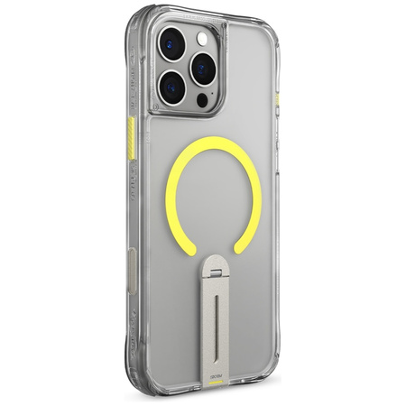 Etui Skinarma Helix do iPhone 16 Pro      Magnetic Charging 360 Rotating Stand przezroczysty