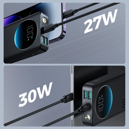 Joyroom Powerbank 10000mAh 30W schwarz (JR-PBF01)