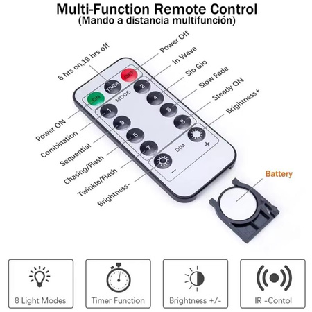 Kurtyna Ledowa (100 lampek LED) 3m x 1m BLUE / NIEBIESKI