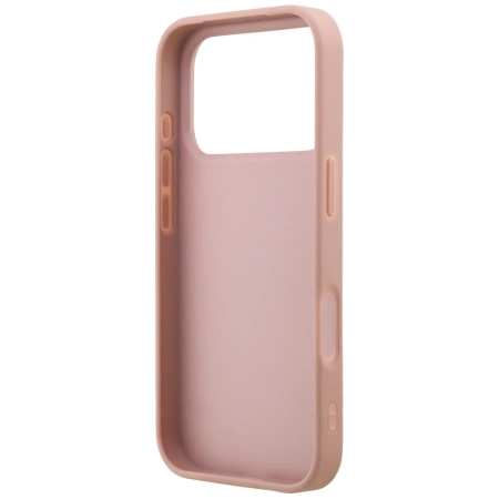 Guess Fixed Glitter Big 4G Case für iPhone 17 Pro - Rosa