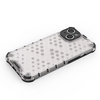 Honeycomb case for iPhone 14 Plus armored hybrid cover transparent