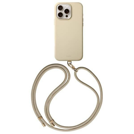 Case IPHONE 16 PRO UNIQ Coehl Muse Magnetic Charging creamy