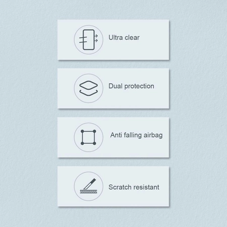 Nillkin Nature Pro case iPhone 14 Pro Max armored cover blue