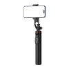 Selfie Stick WC1Y2S Teleskopstativ 1,3 m aus Aluminiumlegierung mit Telefonhalter – Schwarz