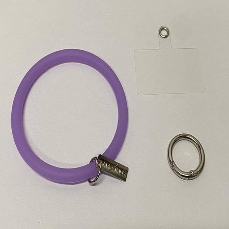 SILIKONOWA ZAWIESZKA MX DO TELEFONU PURPLE / FIOLETOWY
