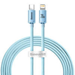 Baseus Crystal Shine Series USB Type C Kabel - Lightning Fast Charging Power Delivery 20W 2m blau (CAJY001403)