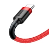 Baseus Cafule Cable - Kabel do ładowania i transmisji danych USB do USB-C 2 A, 2 m (czerwony)