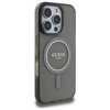 Original Case IPHONE 16 PRO Guess Hardcase IML Glitter Circle MagSafe (GUHMP16LHFGEREK) black