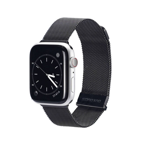 Armband für APPLE WATCH 38 / 40 / 41 MM Dux Ducis Strap Milanese schwarz