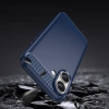 Etui silikonowe Carbon Case do iPhone 16 - niebieskie