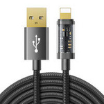 Joyroom USB Kabel - Lightning zum Aufladen / Datenübertragung 2,4A 20W 2m schwarz (S-UL012A20)