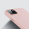 Dux Ducis Grit Ledertasche für iPhone 14 Plus Elegante Kunstlederhülle (MagSafe-kompatibel) Rosa