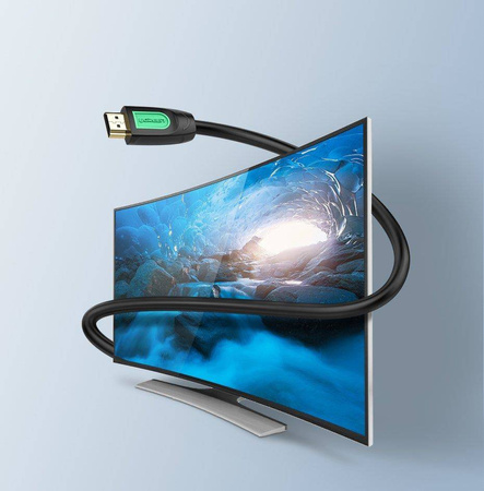 Ugreen kabel przewód HDMI 19 pin 1.4v 4K 60Hz 30AWG 2m czarny (10129)