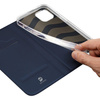 Etui do iPhone 15 Plus pokrowiec z klapką i portfelem Dux Ducis Skin Pro - niebieskie