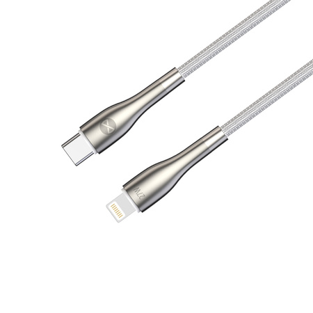 Forever kabel Sleek USB-C - Lightning 1,0 m 27W biały