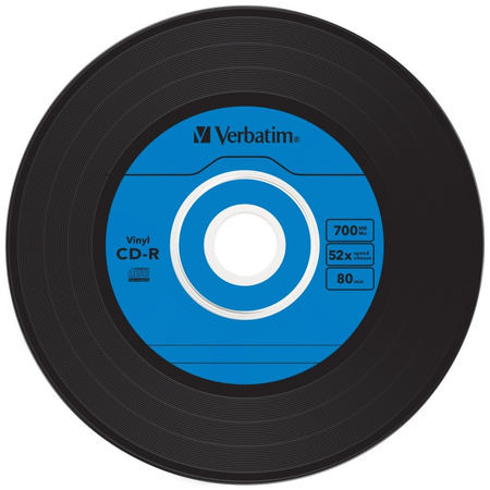 Płyta CD-R Verbatim DATA VINYL 700MB SLIM 10szt 43426