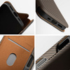 Kabura FOLIO Side Magnet do IPHONE 16 PRO MAX brązowy